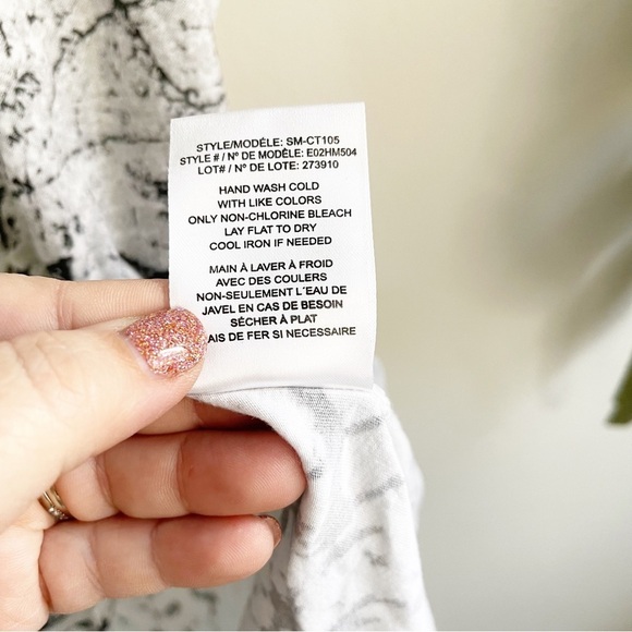 Helmut Lang Muscle Top with Splatter Print - Picture 9 of 11